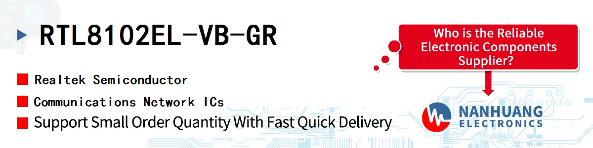 RTL8102EL-VB-GR Realtek Communications Network ICs