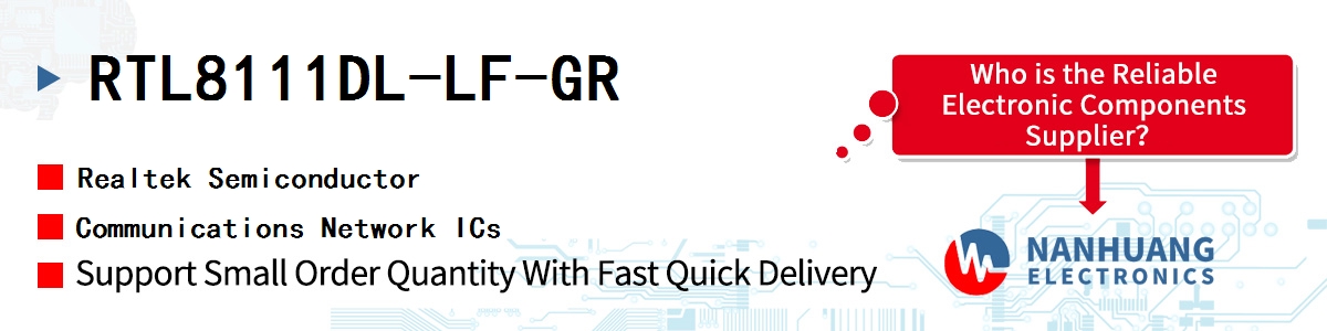 RTL8111DL-LF-GR Realtek Communications Network ICs